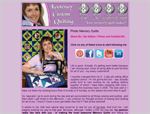 Tablet Screenshot of kcquilting.com